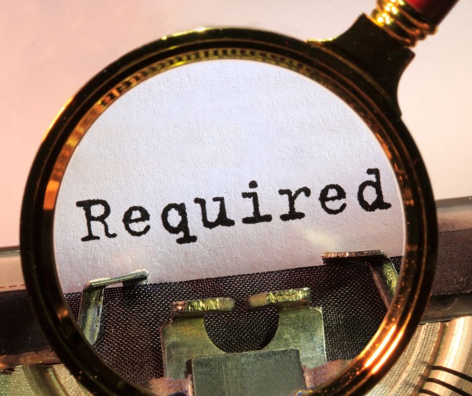 المتطلبات المطلوبة للتقديم