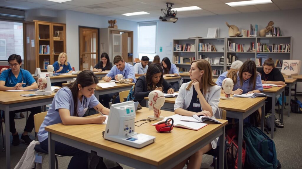 دراسة التمريض وعلوم الصحة المساندة 