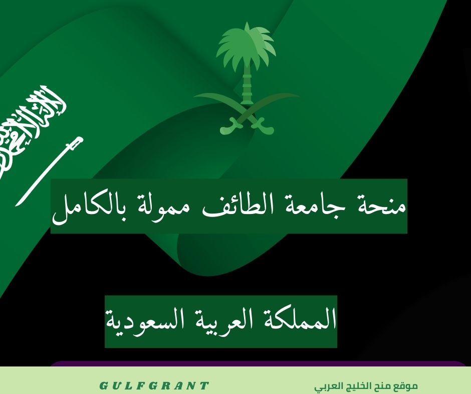 منحة جامعة الطائف ممولة بالكامل