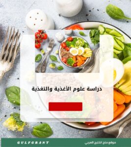 دراسة علوم الأغذية والتغذية