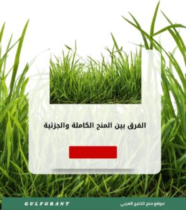 الفرق بين المنح الكاملة والجزئية
