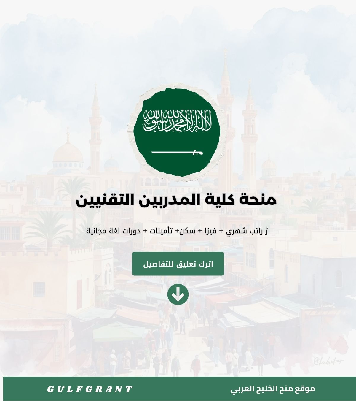 منحة كلية المدربين التقنيين في المملكة العربية السعودية