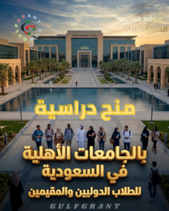 المنح الداخلية بالجامعات الأهلية في السعودية