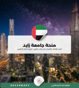 منحة جامعة زايد