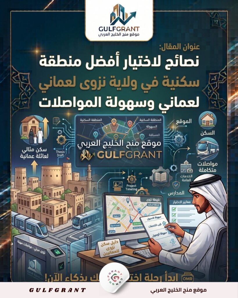 أفضل منطقة سكنية في ولاية نزوى