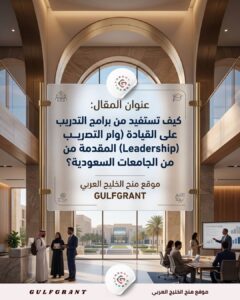 برامج التدريب على القيادة