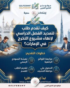 تمديد الفصل الدراسي لإنهاء مشروع التخرج