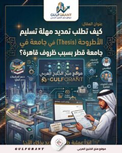 تمديد مهلة تسليم الأطروحة