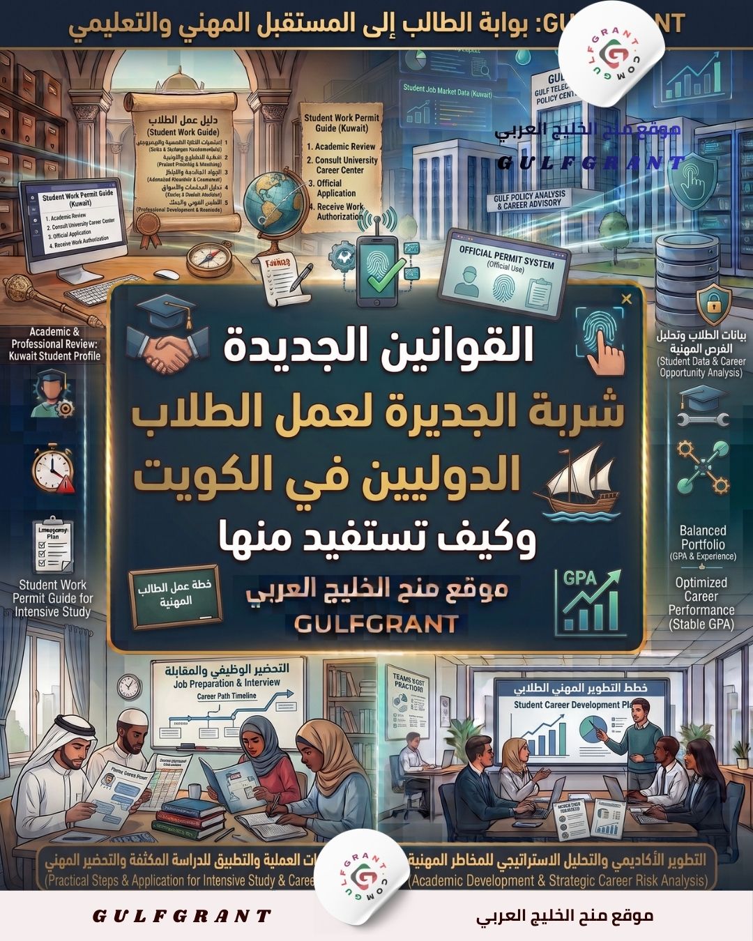 عمل الطلاب الدوليين في الكويت