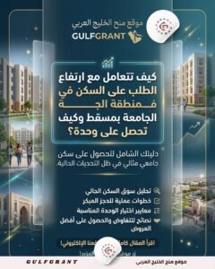 كيف تتعامل مع ارتفاع الطلب على السكن في منطقة الجامعة بمسقط وكيف تحصل على وحدة؟