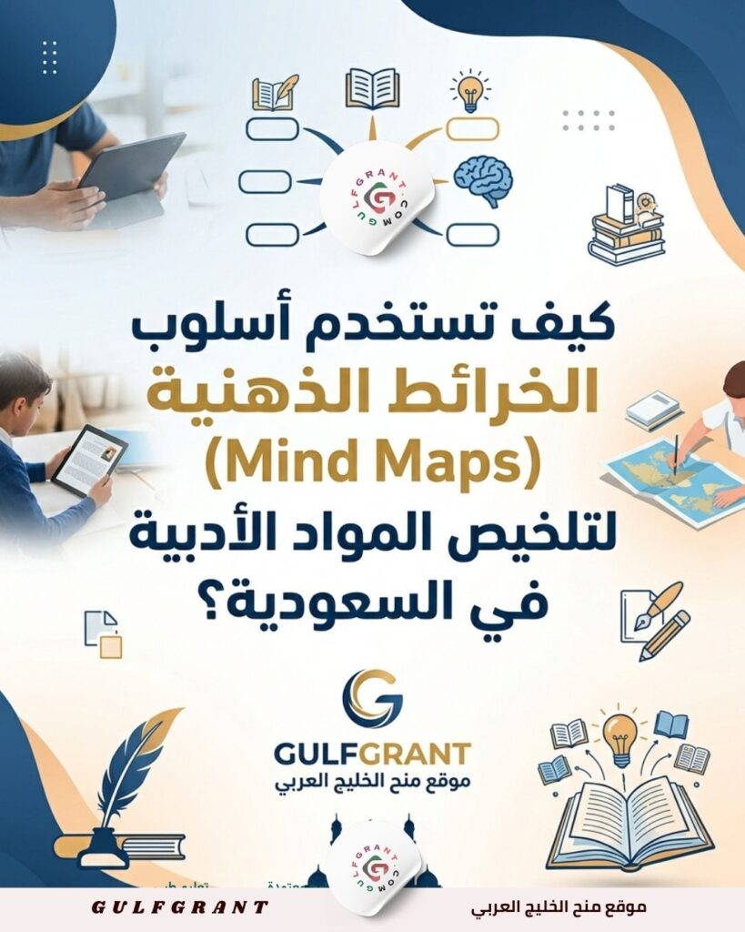 كيف تستخدم أسلوب الخرائط الذهنية (Mind Maps) لتلخيص المواد الأدبية في السعودية؟
