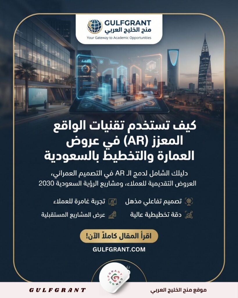 كيف تستخدم تقنيات الواقع المعزز (AR) في عروض العمارة والتخطيط بالسعودية