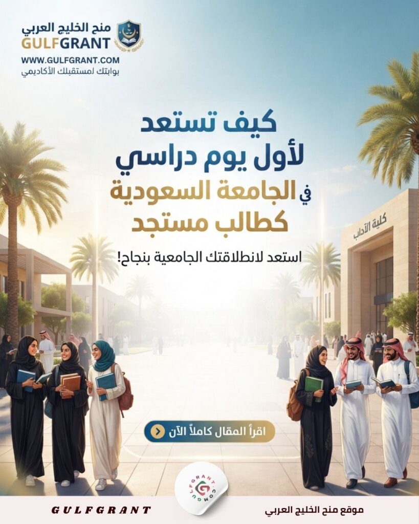 كيف تستعد لأول يوم دراسي في الجامعة السعودية كطالب مستجد