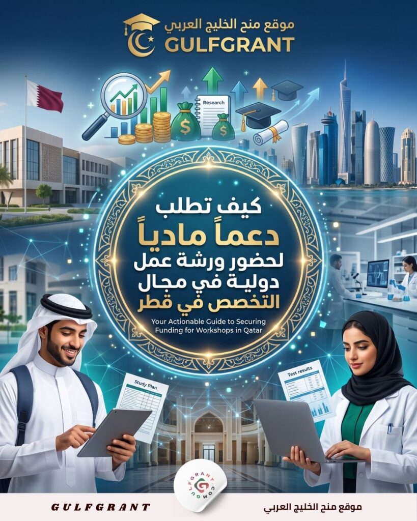 كيف تطلب دعماً مادياً لحضور ورشة عمل دولية في مجال التخصص في قطر