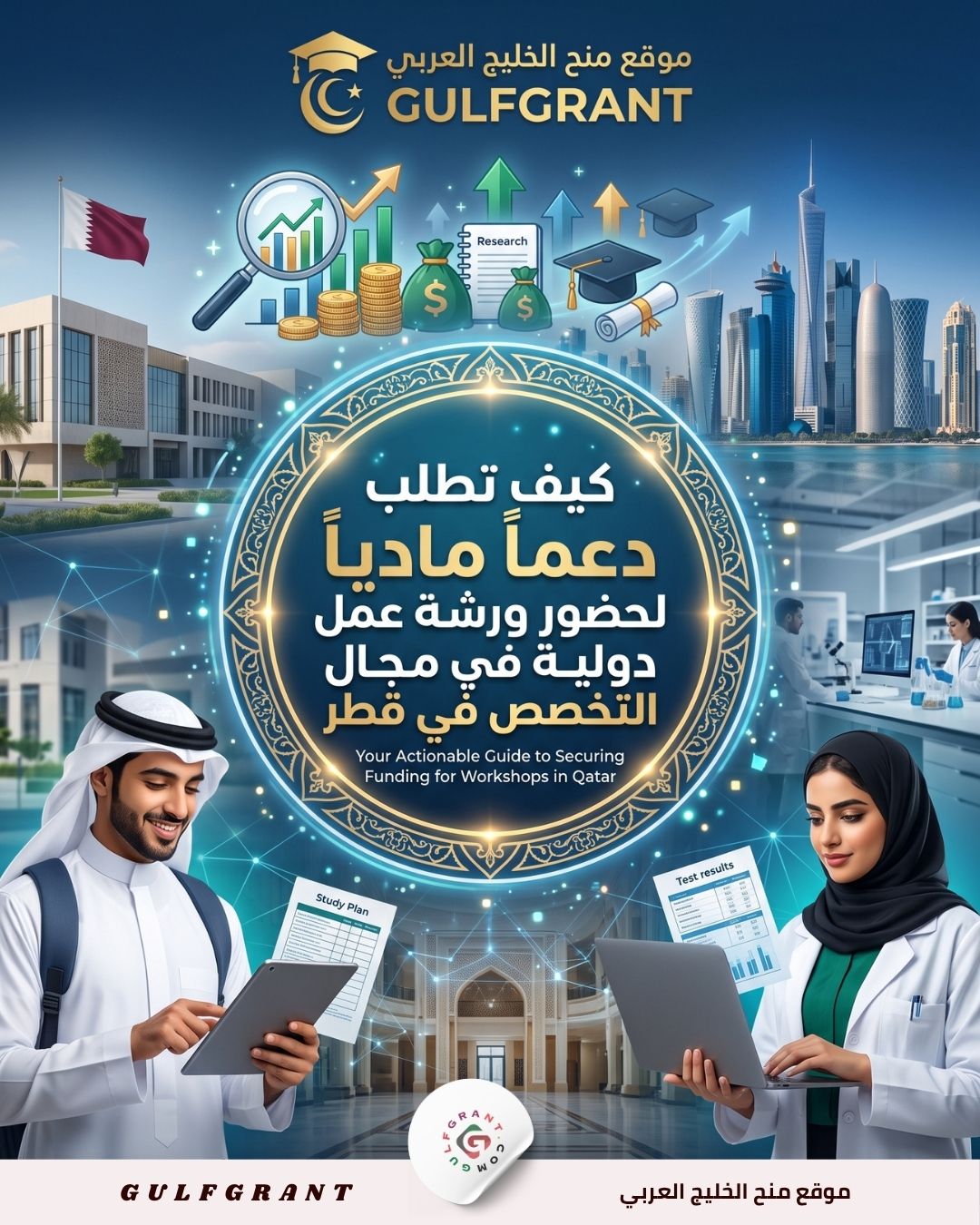 كيف تطلب دعماً مادياً لحضور ورشة عمل دولية في مجال التخصص في قطر