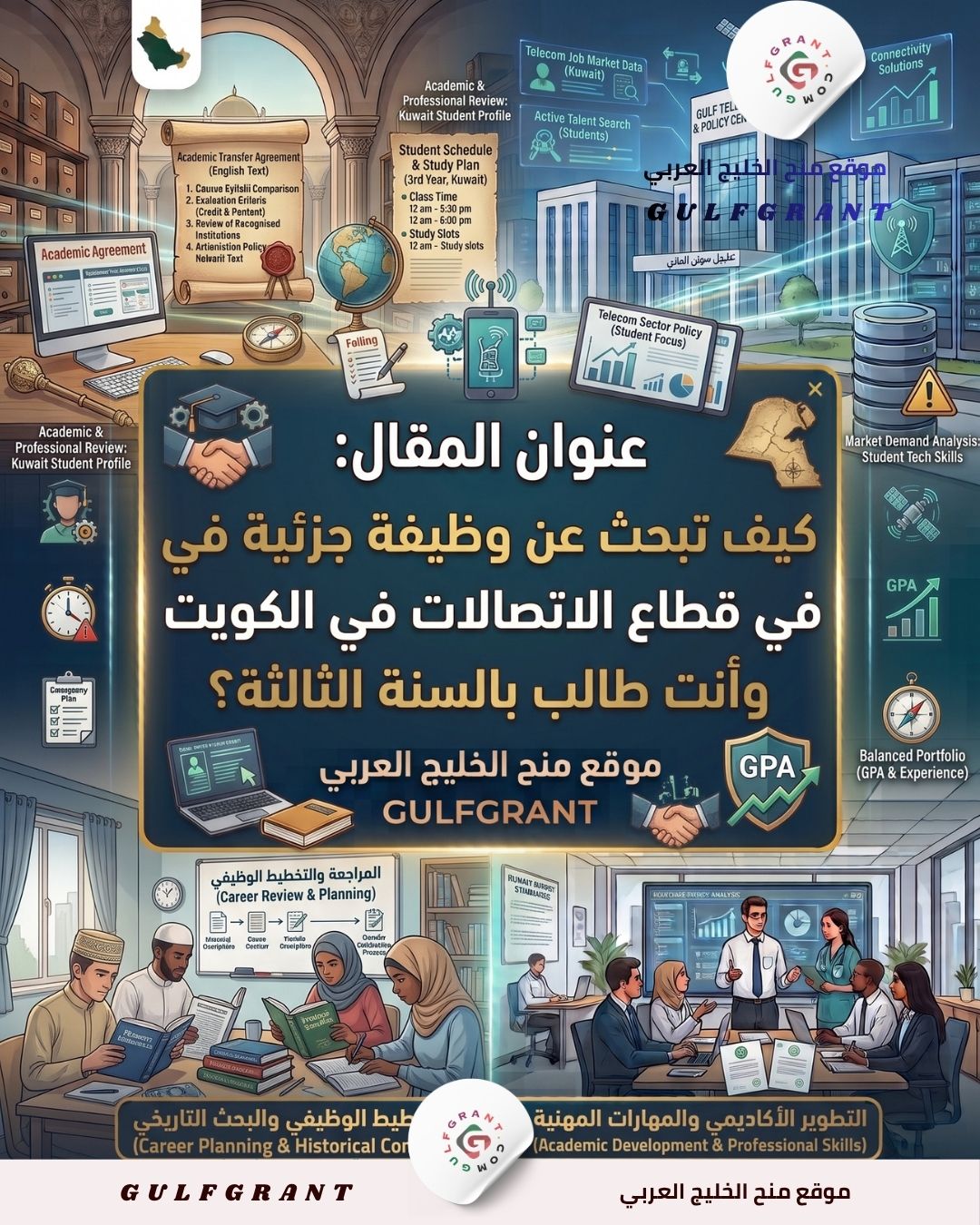 وظيفة جزئية في قطاع الاتصالات