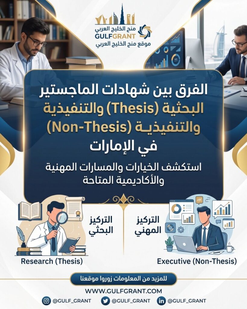 الفرق بين شهادات الماجستير