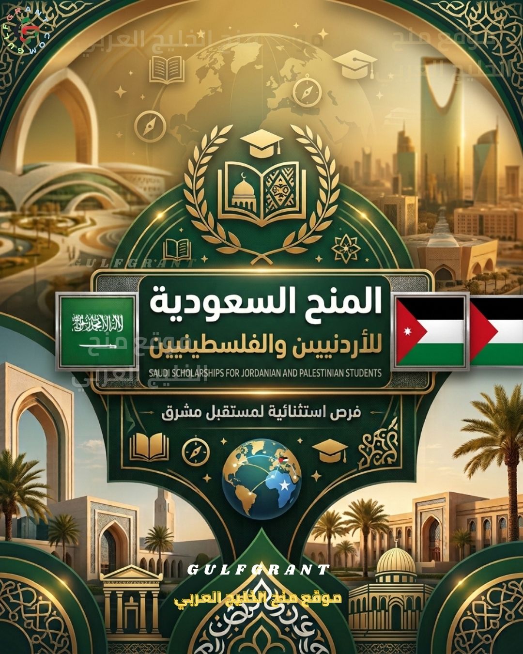 المنح السعودية للطلاب الأردنيين والفلسطينيين